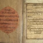 مصحف مخطوط من العصر الصفوي بتجليد لاكي فاخر وتذهيب نفيس